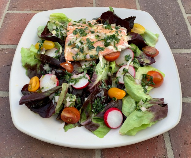 Tarragon salmon salad